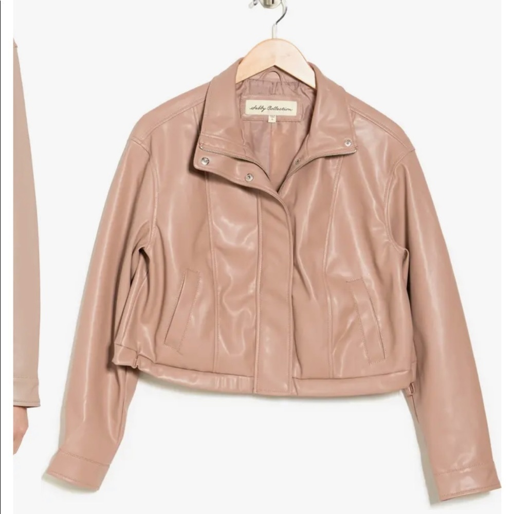 SEBBY Faux Leather Jacket - Large